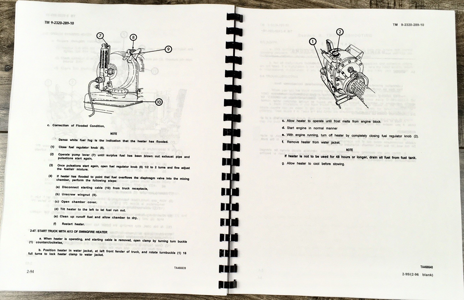 Operators Manual for M1009 4x4 3/4 Ton Utility Tactical Truck Owners Book - Image 9