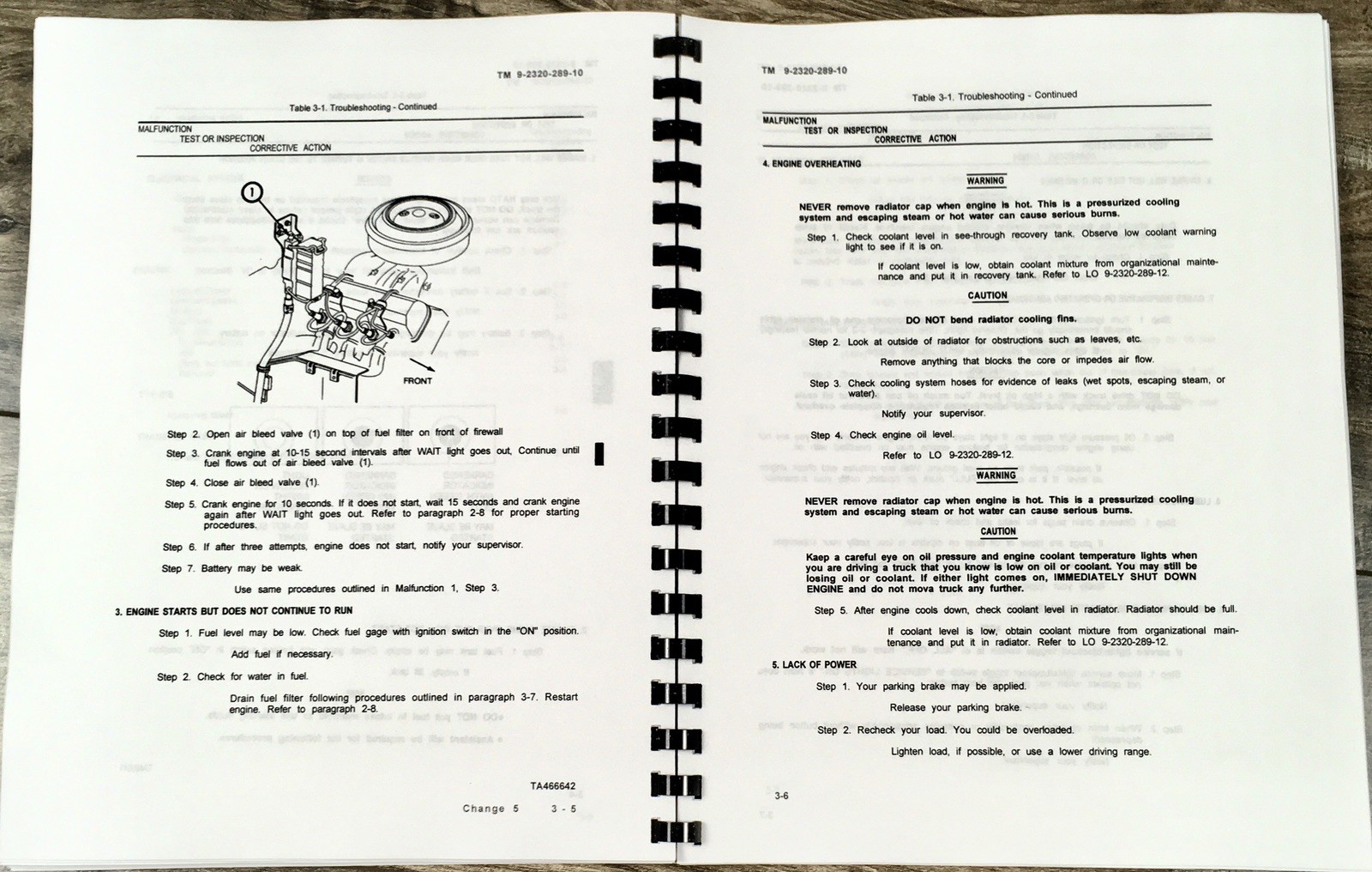 Operators Manual for M1009 4x4 3/4 Ton Utility Tactical Truck Owners Book - Image 10
