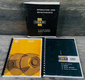 Cummins H-6 HS-6 HRC-4 HR-6 HRF-6 HRS-6 NHC-4 Service Parts Operators Manual Set