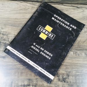 Cummins NT-6 NTO-262 NTO-280 NRT-6 NRTO-6 NFT-6 Diesel Engines Operators Manual