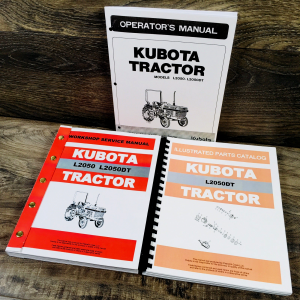 Kubota L2050DT Tractor Service Parts Operators Manual Set Catalog Repair Shop