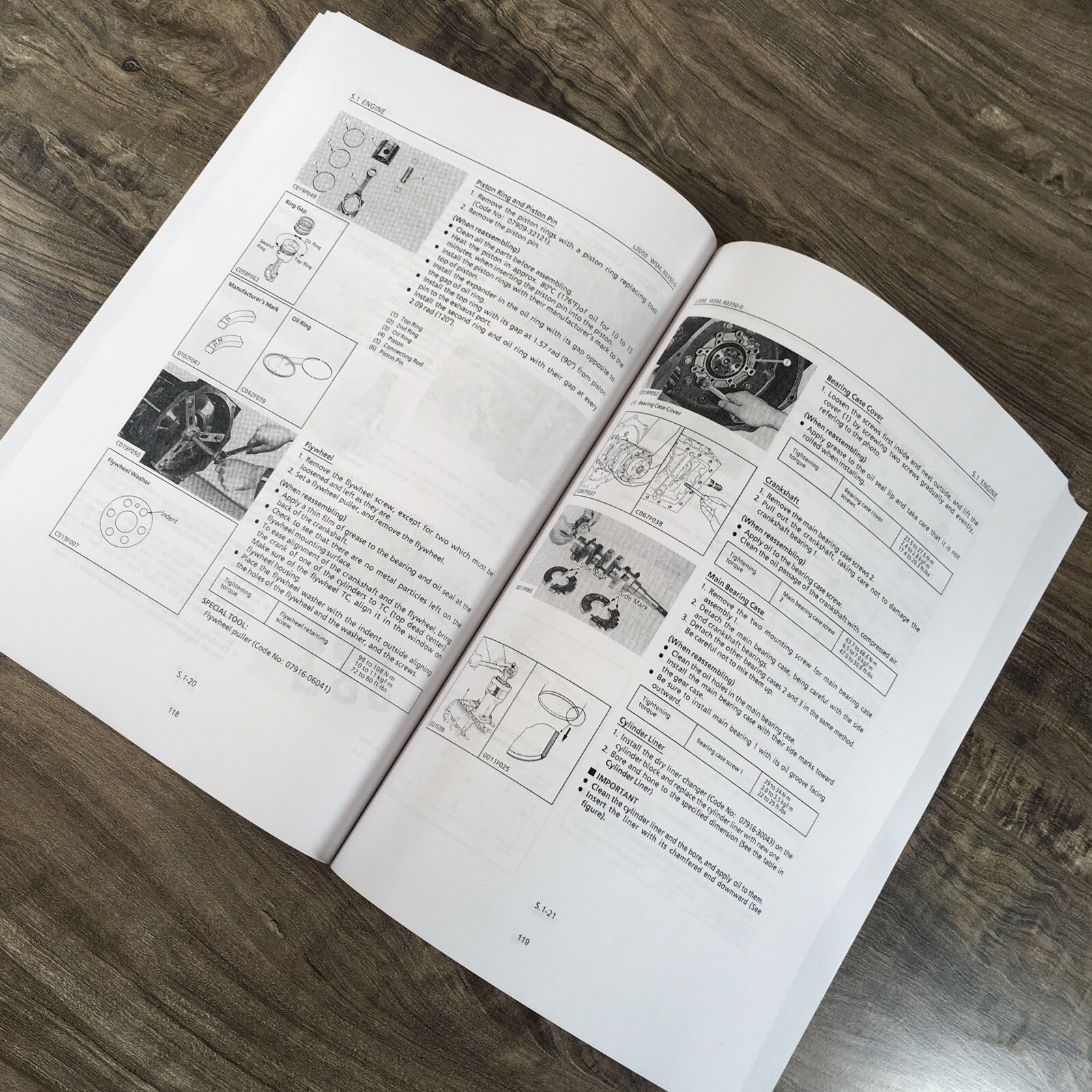 Kubota L2050DT Tractor Service Parts Operators Manual Set Catalog Repair Shop - Image 9