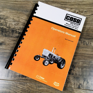 Case 800 810B 811B 812B 813B Gas LP Wheel Tractor Operators Manual Owners Book