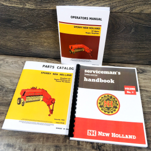 New Holland Super 67 Baler Service Manual Parts Catalog Operators Set Repair