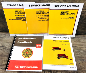 New Holland 68 Baler Service Manual Parts Catalog Set Repair Shop Assembly Book