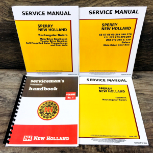 New Holland 411 Discbine Mower Conditioner Service Manual Parts Set Repair Shop