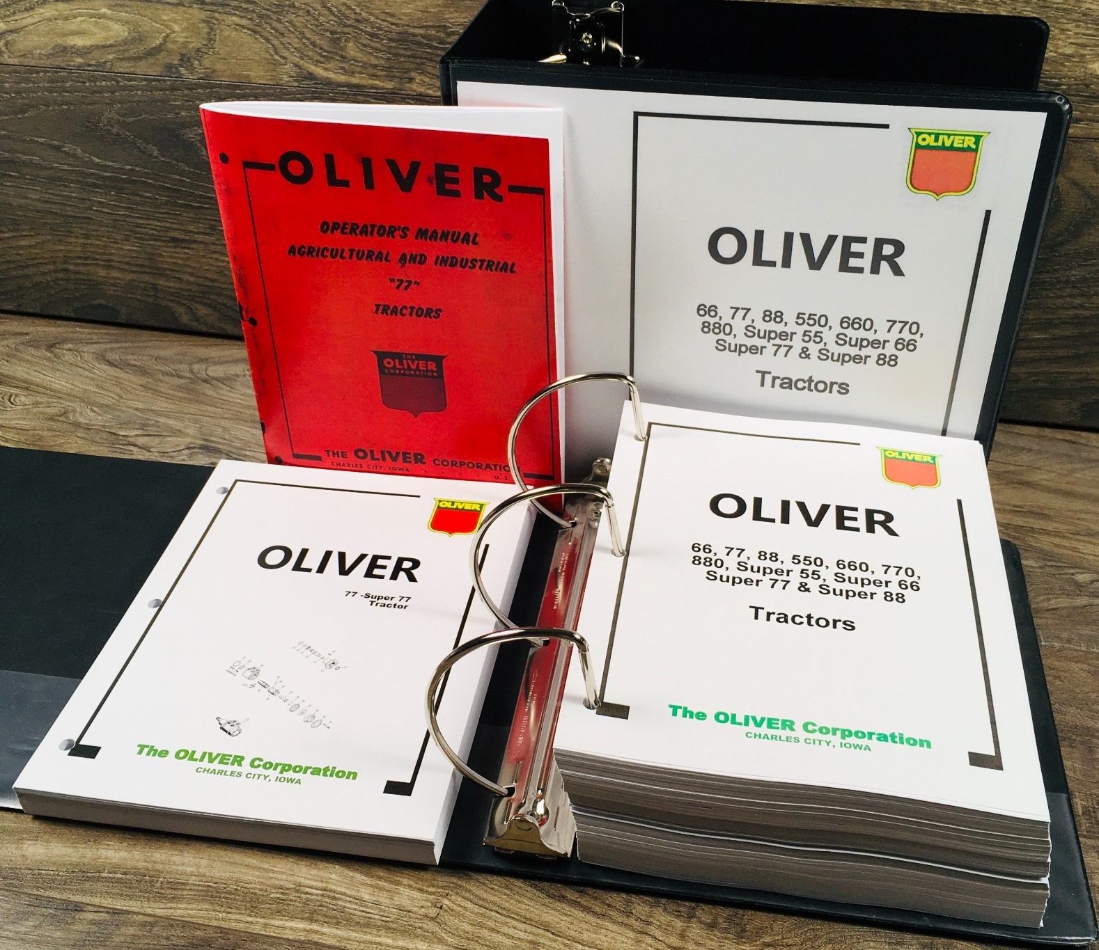 Oliver 77 Tractor Service Parts Operators Manual Set Repair Workshop Shop Book
