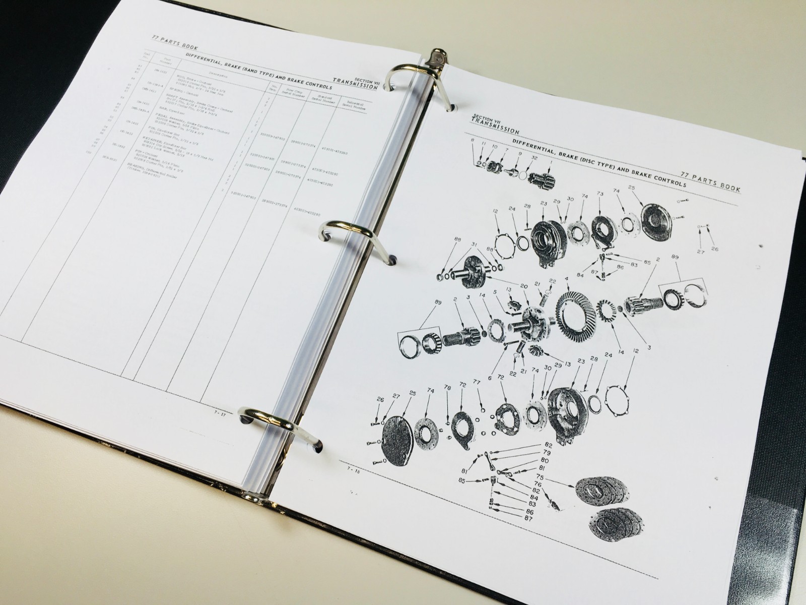 Oliver 77 Tractor Service Parts Operators Manual Set Repair Workshop Shop Book - Image 19