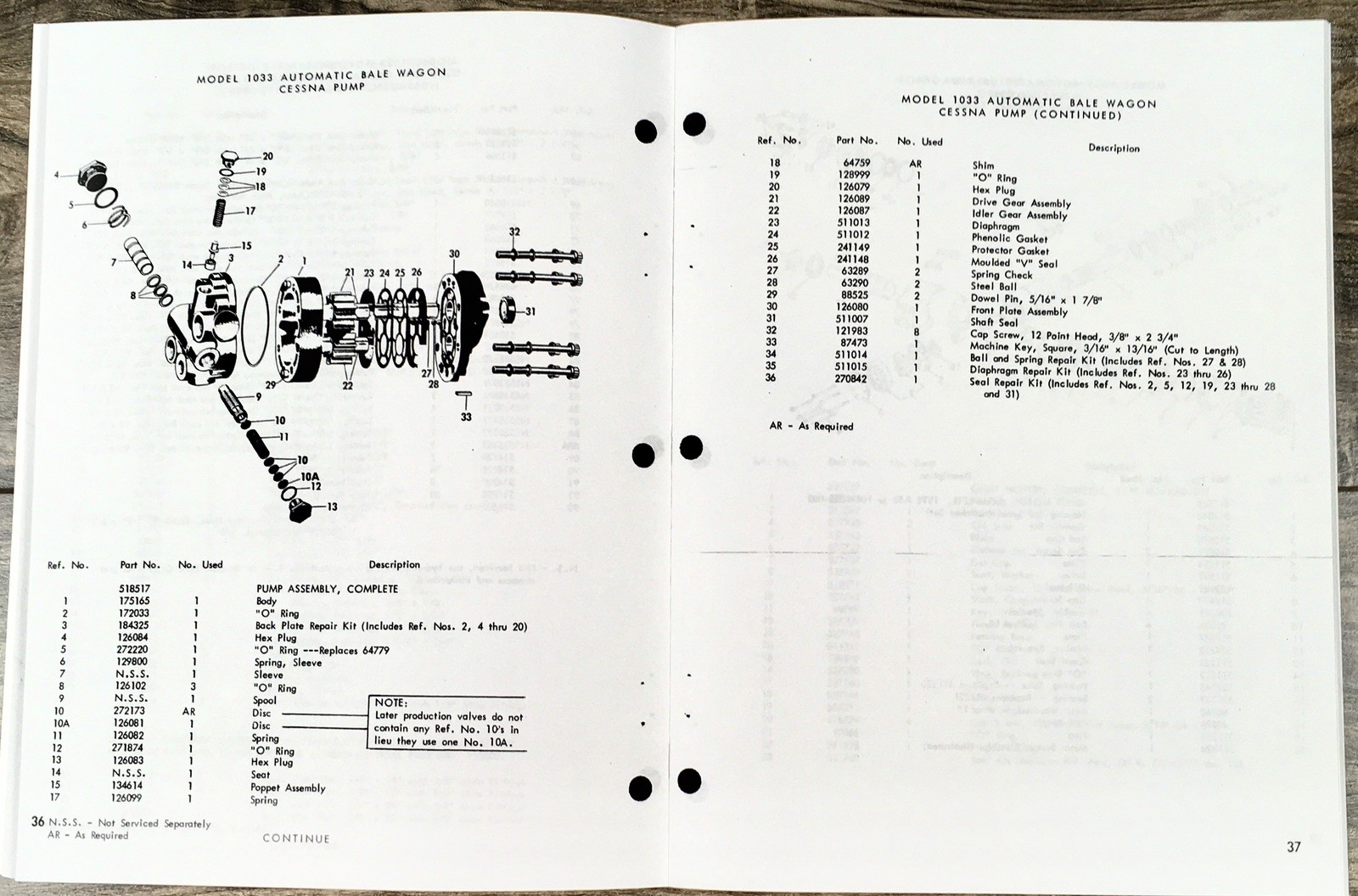 New Holland 1033 Bale Wagon Stackliner Service Manual Parts Catalog Operators - Image 17