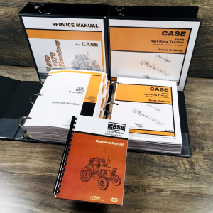 Case 1070 Tractor Service Manual Parts Catalog Operators Set Shop SN 8712001-Up