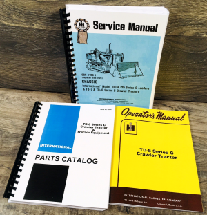 International Dresser TD8 TD-8C Crawler Tractor Service Manual Parts Operators