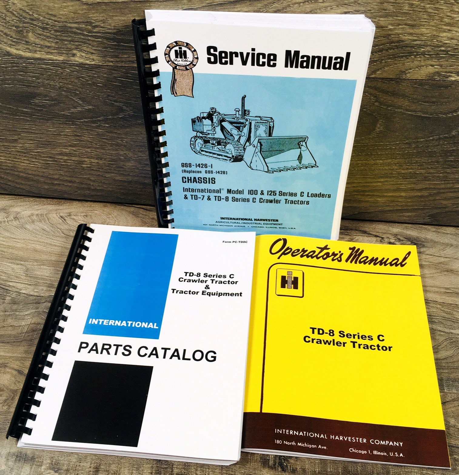 International Dresser TD8 TD-8C Crawler Tractor Service Manual Parts Operators