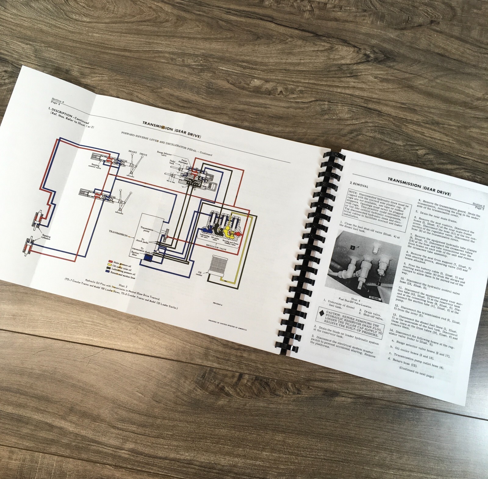 International Dresser TD8 TD-8C Crawler Tractor Service Manual Parts Operators - Image 6