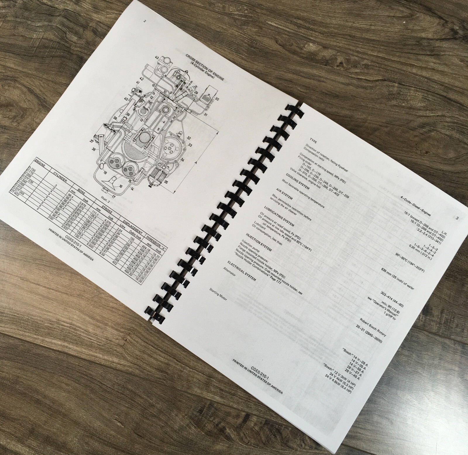 International Dresser TD8 TD-8C Crawler Tractor Service Manual Parts Operators - Image 7