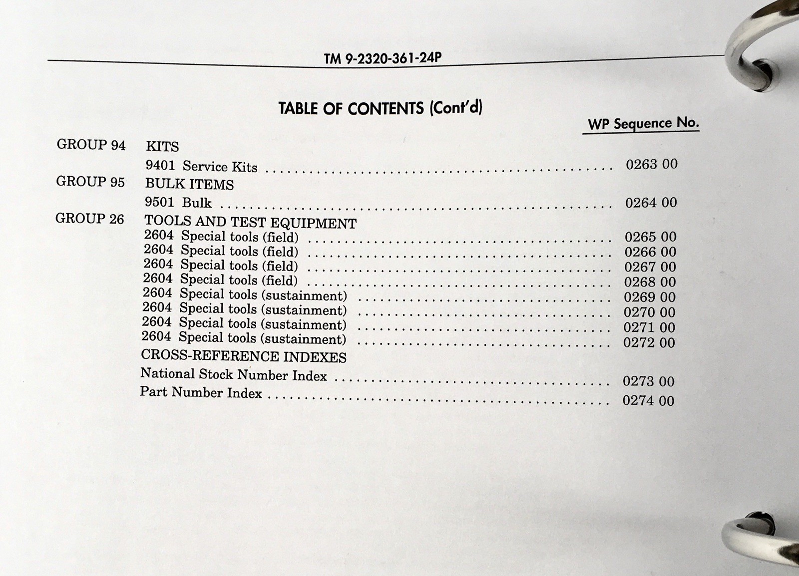 2 1/2 Ton 6X6 Truck M44 M50A3 Water Tank Trucks Repair Parts Manual Catalog Book - Image 6