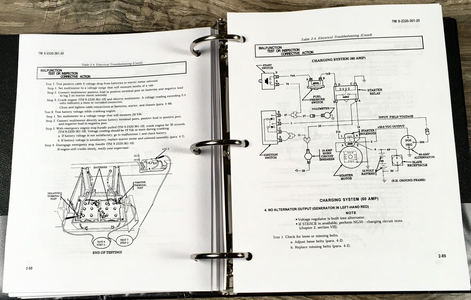 2 1/2 Ton 6X6 M35A2 M35A2C M36A2 Cargo Trucks Service Parts Manual Set Repair - Image 8