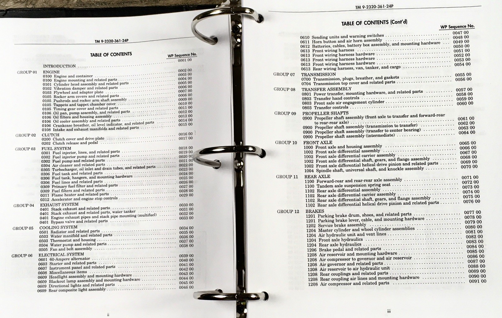 2 1/2 Ton 6X6 M35A2 M35A2C M36A2 Cargo Trucks Service Parts Manual Set Repair - Image 11