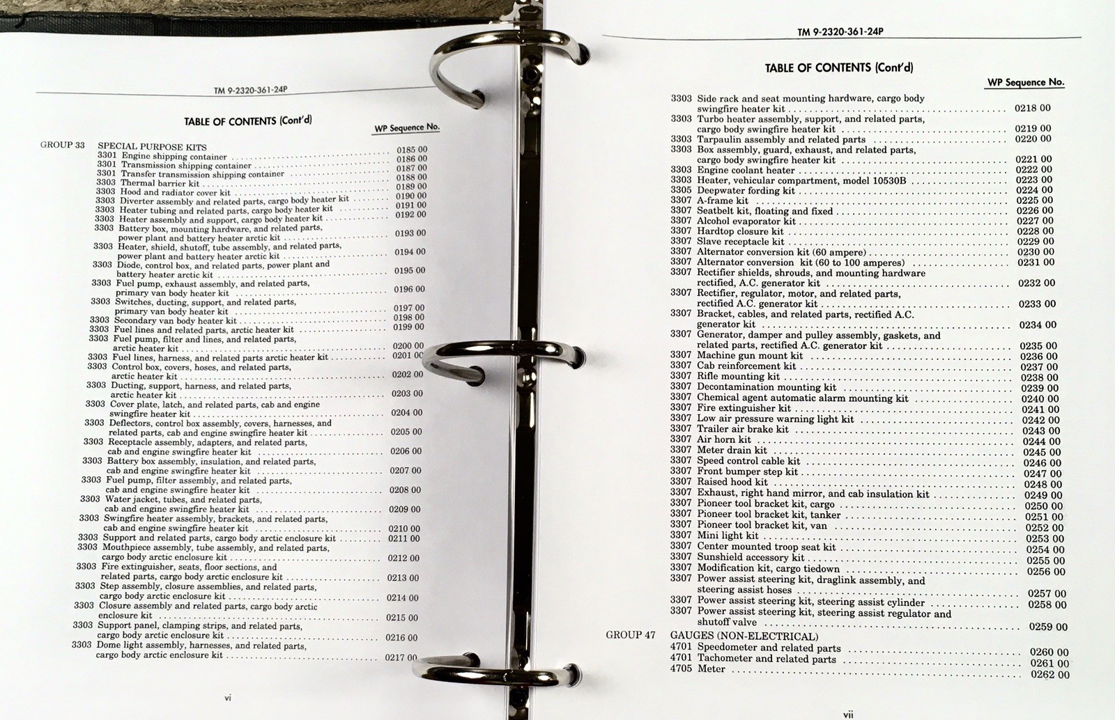 2 1/2 Ton 6X6 M35A2 M35A2C M36A2 Cargo Trucks Service Parts Manual Set Repair - Image 13