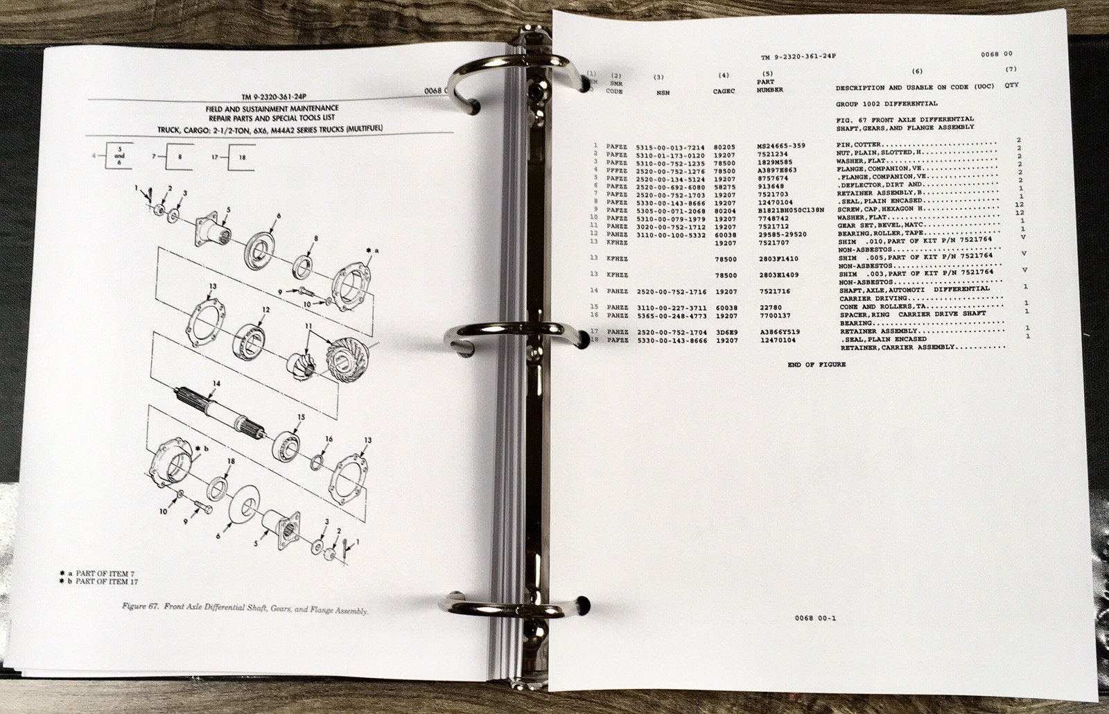 2 1/2 Ton 6X6 M35A2 M35A2C M36A2 Cargo Trucks Service Parts Manual Set Repair - Image 17