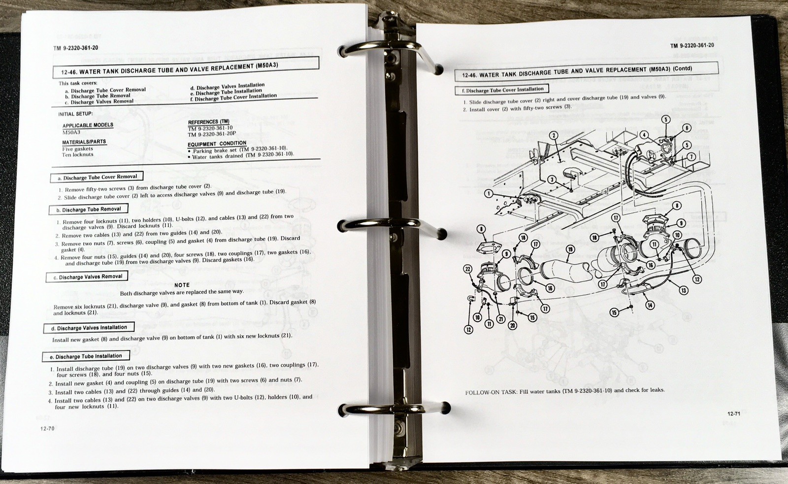 2 1/2 Ton 6X6 Truck M185A3 Trucks Service Parts Manual Set Repair Workshop - Image 10