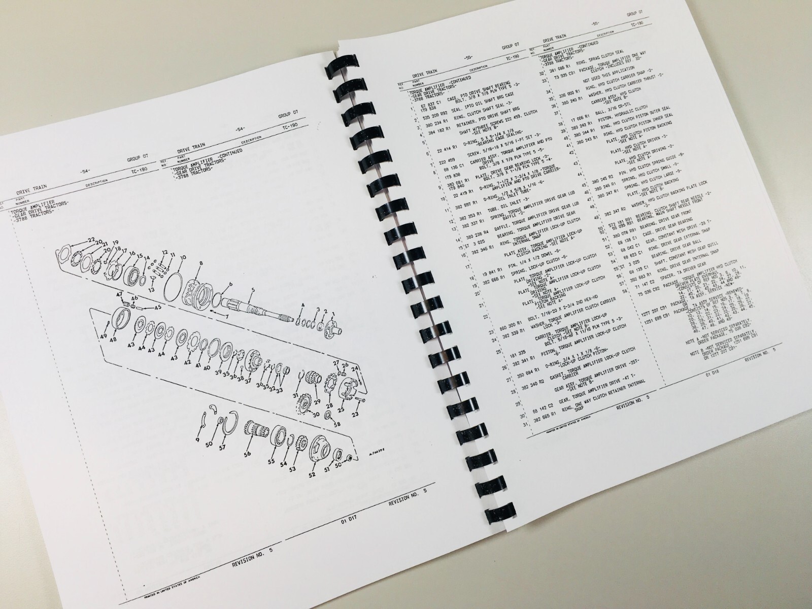 International 3388 Tractor Service Parts Catalog Manual Complete Shop Set DT436B - Image 10
