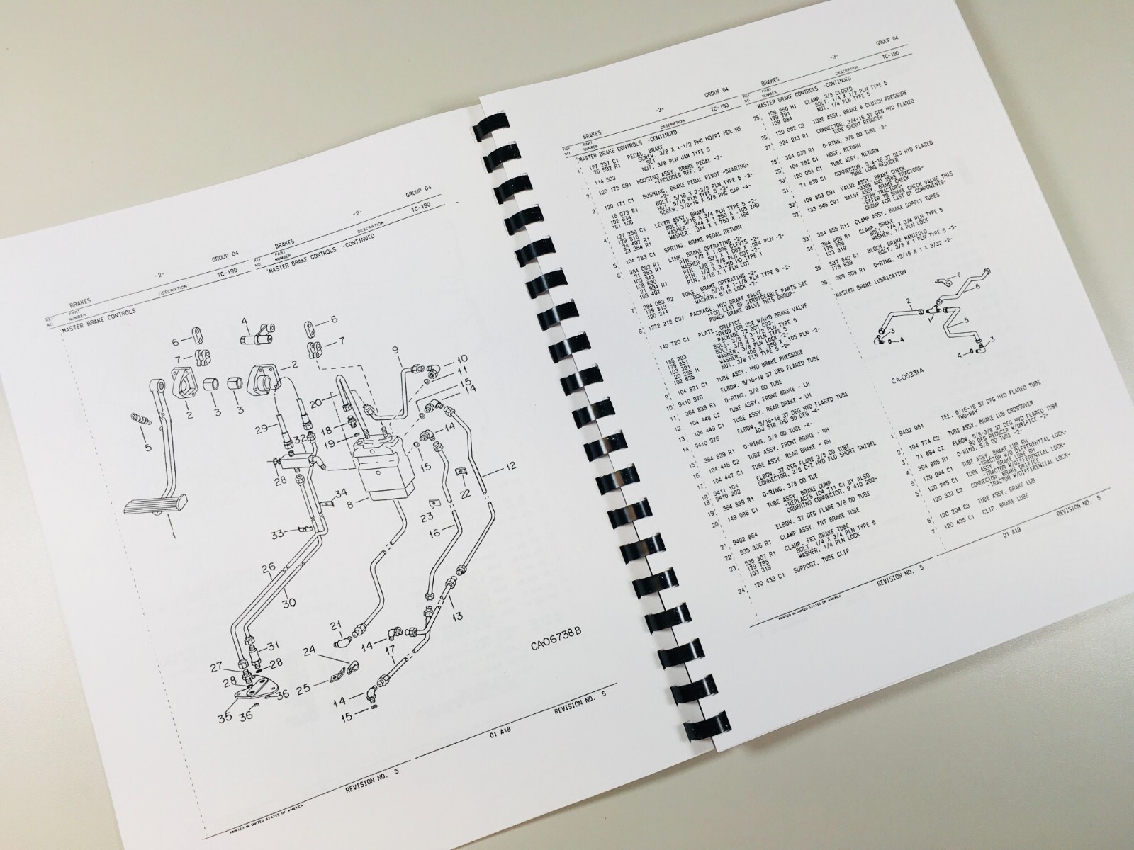 International 3388 Tractor Service Parts Catalog Manual Complete Shop Set DT436B - Image 11