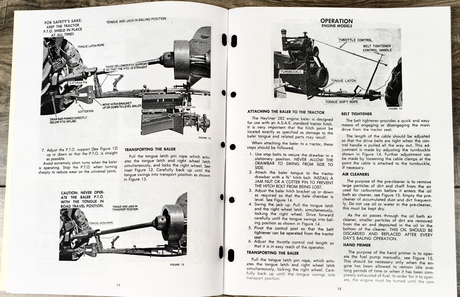 New Holland 282 Baler Operators Manual Owners Book Maintenance - Image 4