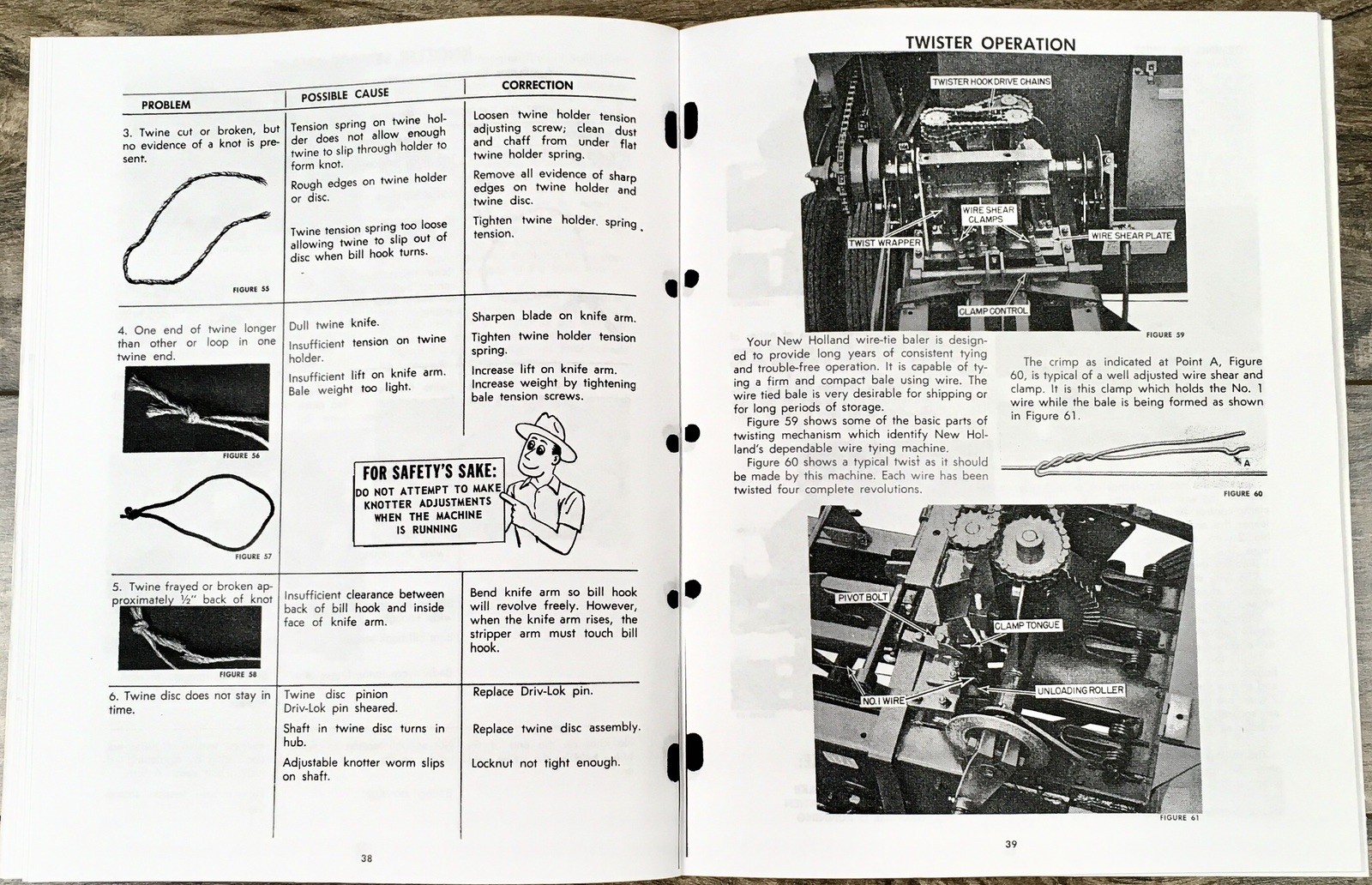 New Holland 282 Baler Operators Manual Owners Book Maintenance - Image 7
