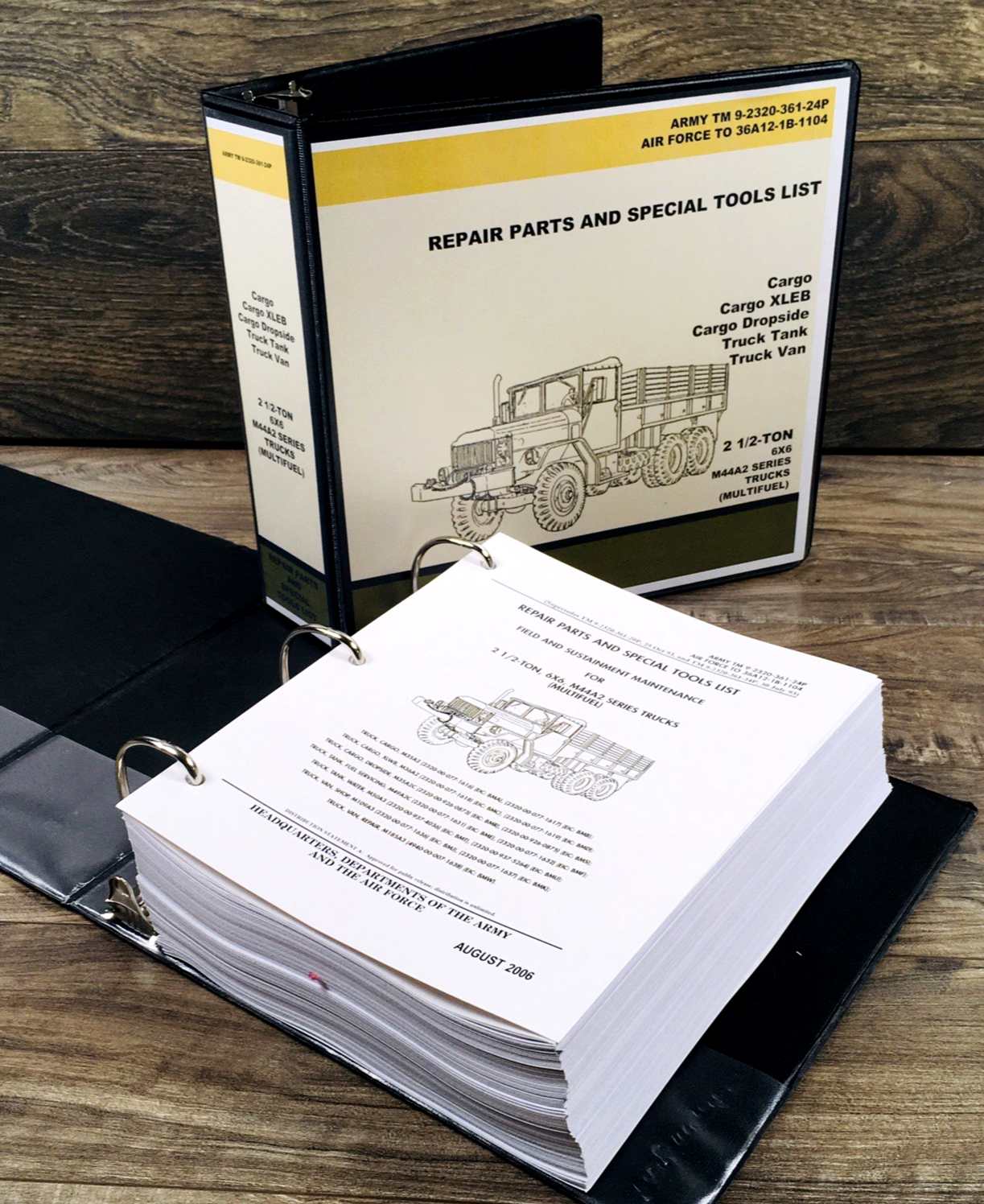 2 1/2 Ton 6X6 M35A2 M35A2C M36A2 Cargo Trucks Repair Parts Manual Catalog Book