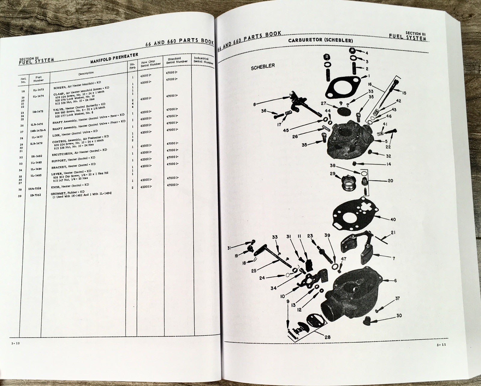 Oliver 66 and Super 66 660 Series Tractor Parts Manual Catalog Book Assembly - Image 4