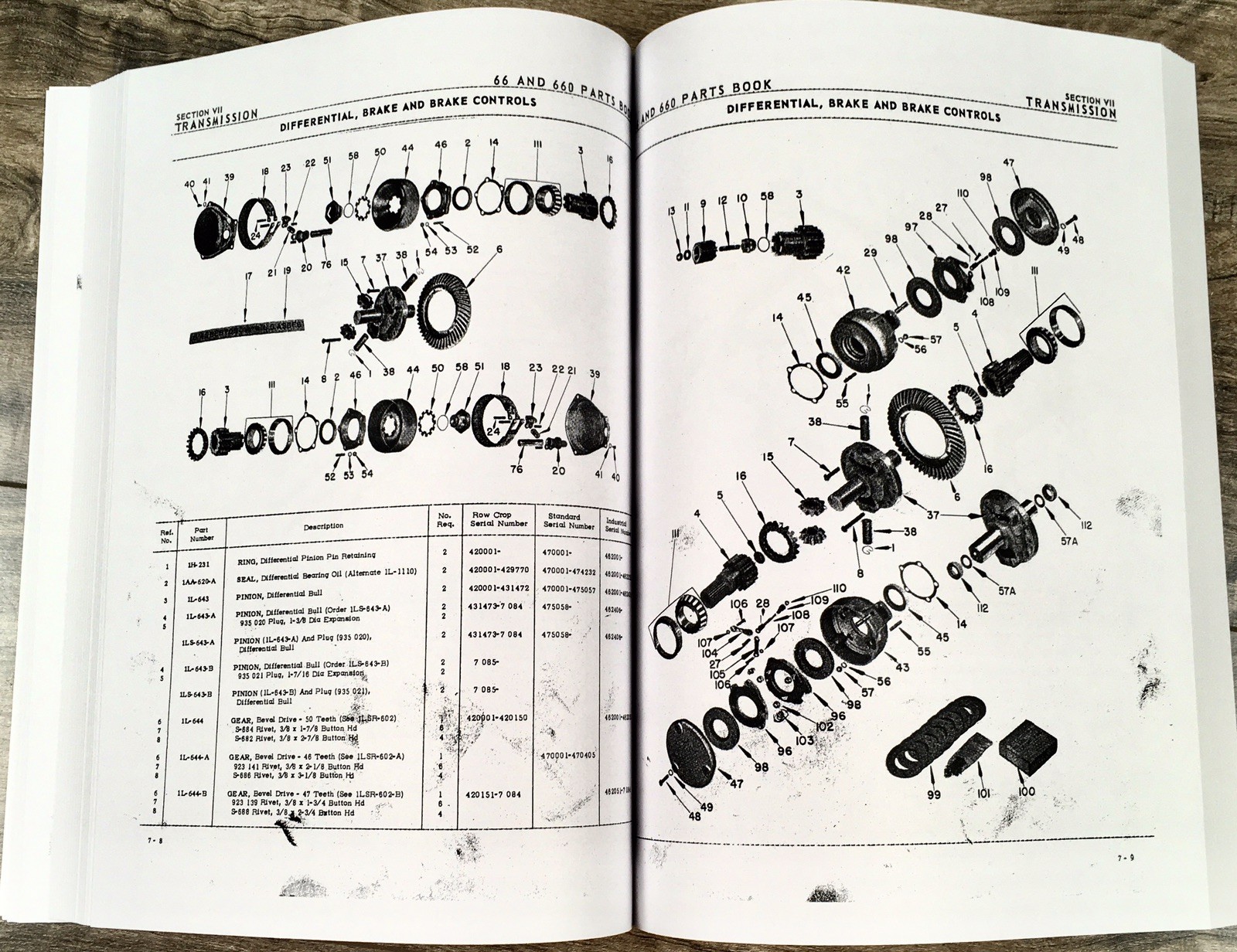 Oliver 66 and Super 66 660 Series Tractor Parts Manual Catalog Book Assembly - Image 6