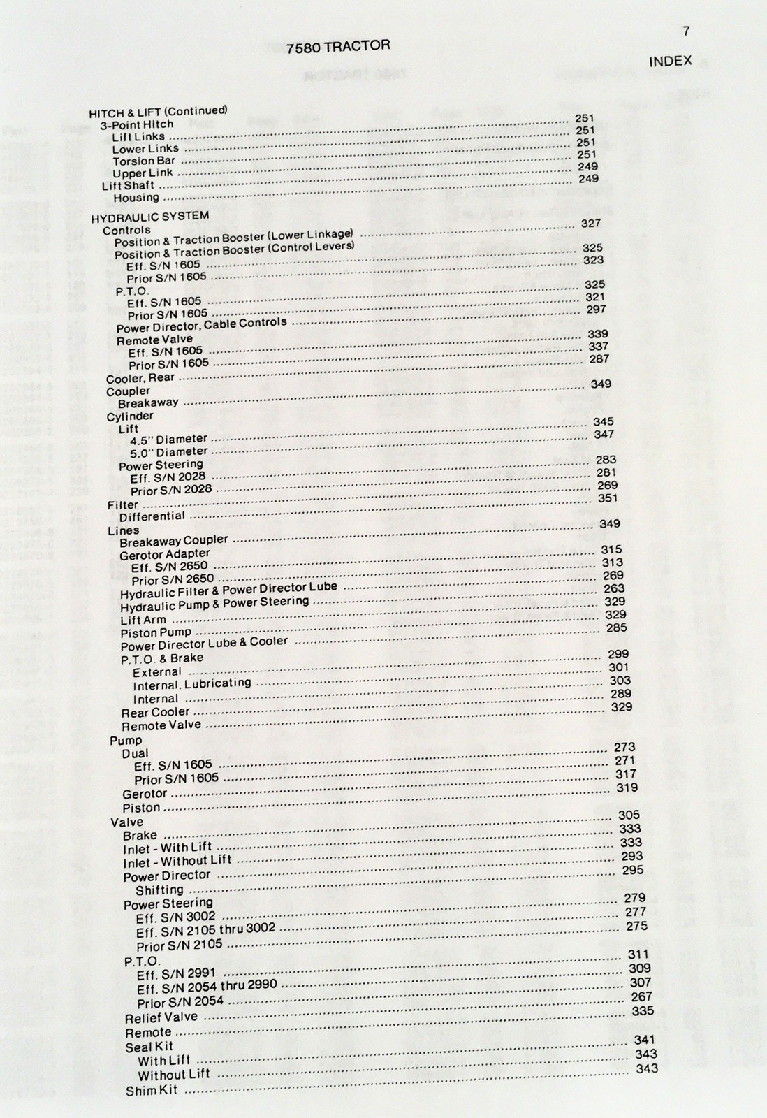 Allis Chalmers 7580 Tractor Parts Manual Catalog Book Assembly Schematics Views - Image 5
