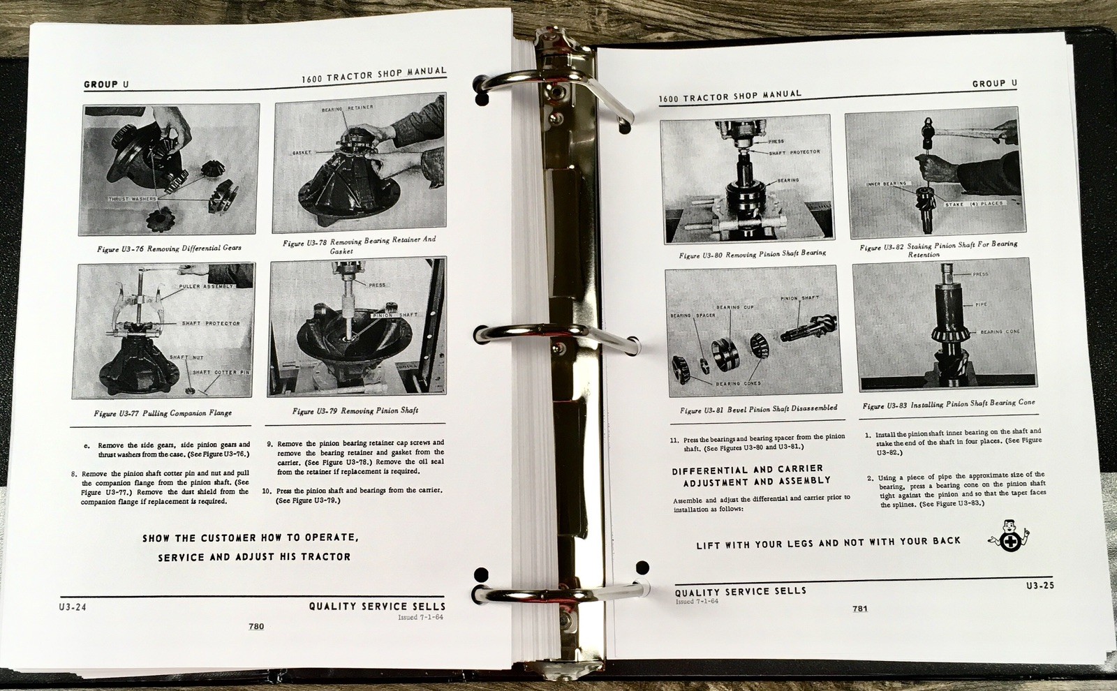 Oliver 1600 Tractor Service Parts Catalog Manual Set Repair Workshop Shop Book - Image 10