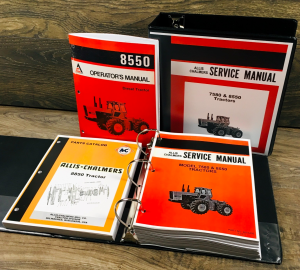 Allis Chalmers 8550 Tractor Service Manual Parts Operators Owners Repair Shop