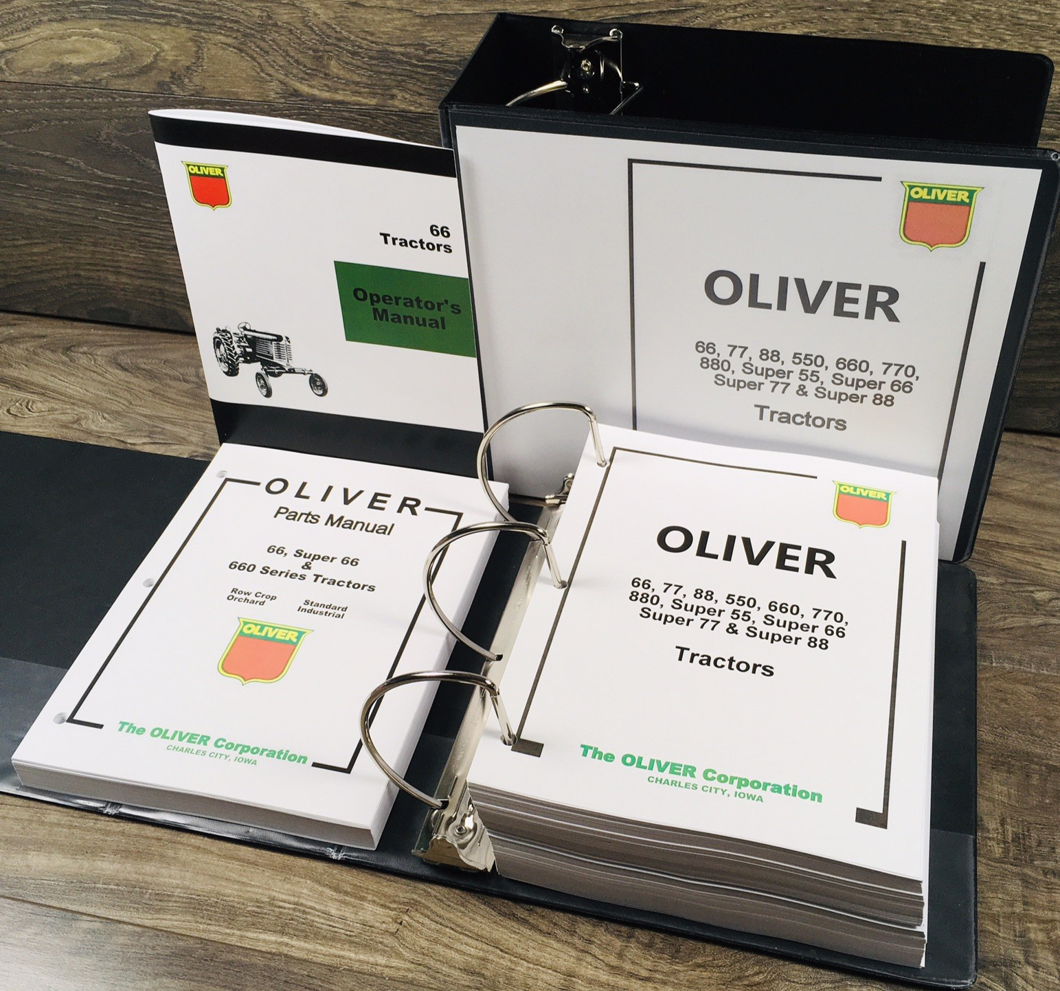 Oliver 66 Tractor Service Parts Operators Manual Set Repair Workshop Shop Book