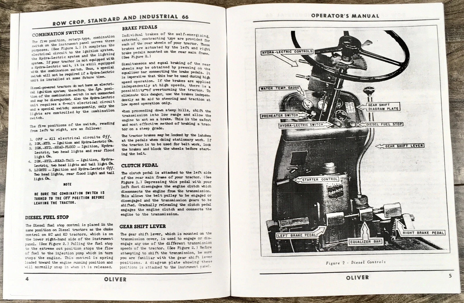 Oliver 66 Tractor Service Parts Operators Manual Set Repair Workshop Shop Book - Image 16