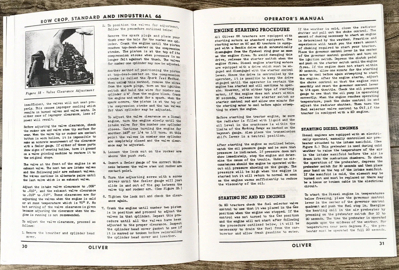 Oliver 66 Tractor Service Parts Operators Manual Set Repair Workshop Shop Book - Image 18