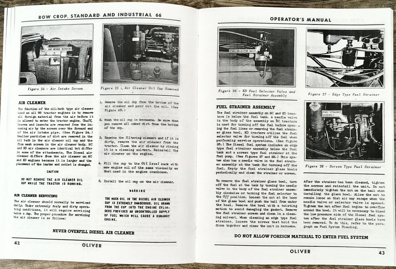 Oliver 66 Tractor Service Parts Operators Manual Set Repair Workshop Shop Book - Image 19