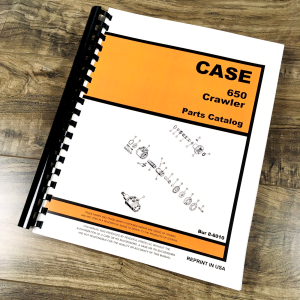 Case 650 Crawler Dozer Parts Manual Catalog Book Assembly Schematic Views