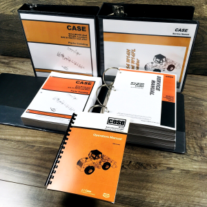 Case W14H Wheel Pay Loader Service Parts Operators Manual Set Owners SN 9119672-