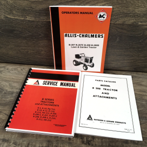 Allis Chalmers B208 Lawn Tractor Service Manual Parts Operators Owners Repair