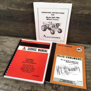 Allis Chalmers Big Ten Lawn Tractor Service Manual Parts Operators Owners Repair