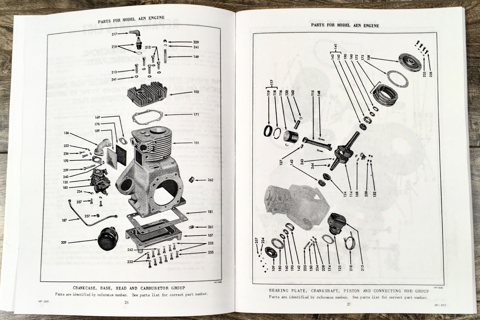 Wisconsin AEN AENS Engine Service Operators Parts Manual Shop Repair Instruction - Image 5
