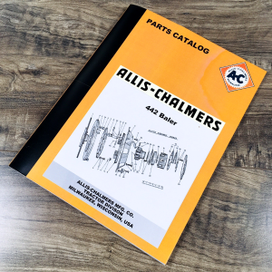 Allis Chalmers 442 Baler Parts Manual Catalog Book Assembly Schematics Views