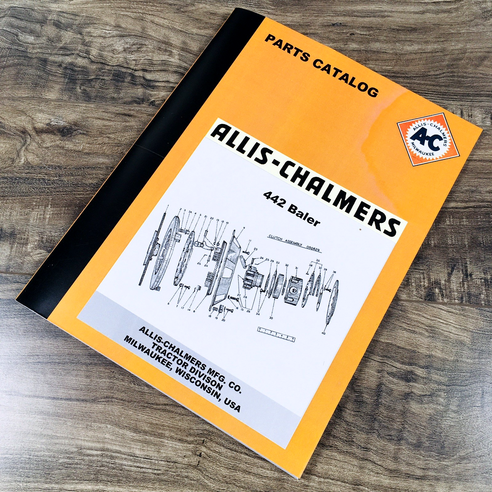 Allis Chalmers 442 Baler Parts Manual Catalog Book Assembly Schematics Views