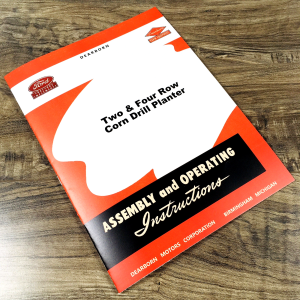 Ford 12-160 12-161 Two Four Row Corn Drill Planter Operators Manual Owners Book