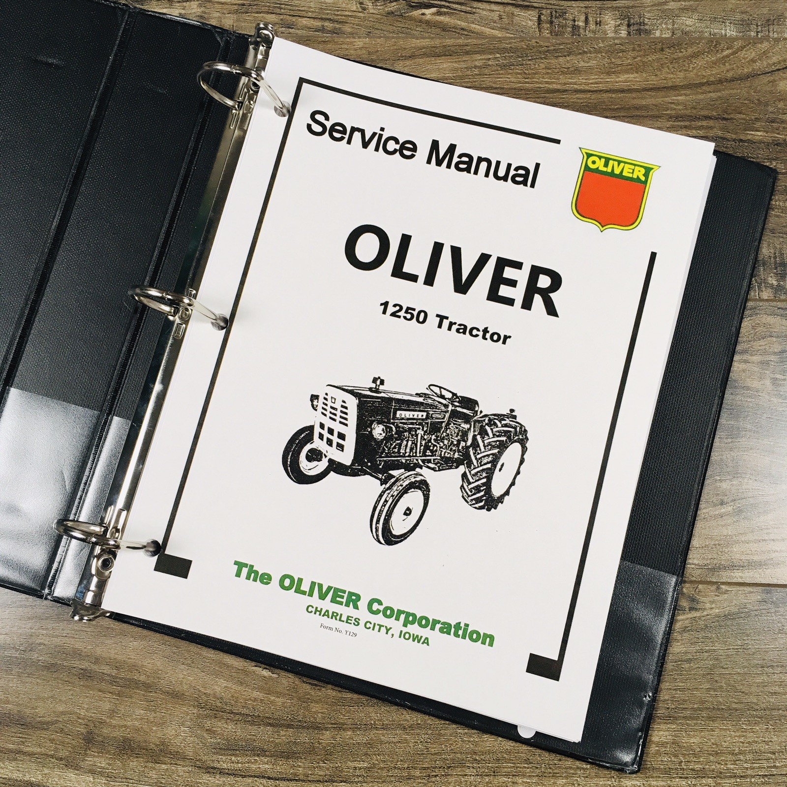 Oliver 1250 Tractor Service Parts Operators Manual Set Repair Workshop Shop Book - Image 9