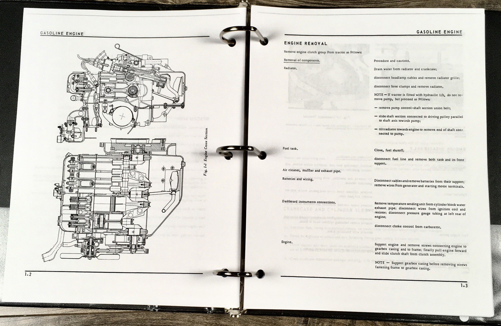 Oliver 1250 Tractor Service Parts Operators Manual Set Repair Workshop Shop Book - Image 11