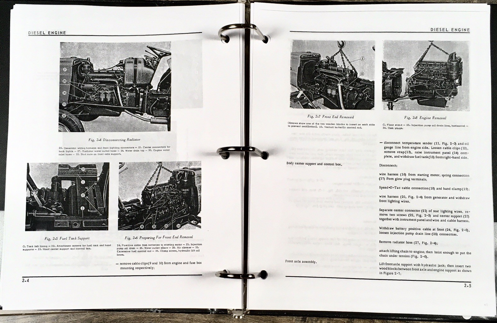 Oliver 1250 Tractor Service Parts Operators Manual Set Repair Workshop Shop Book - Image 13