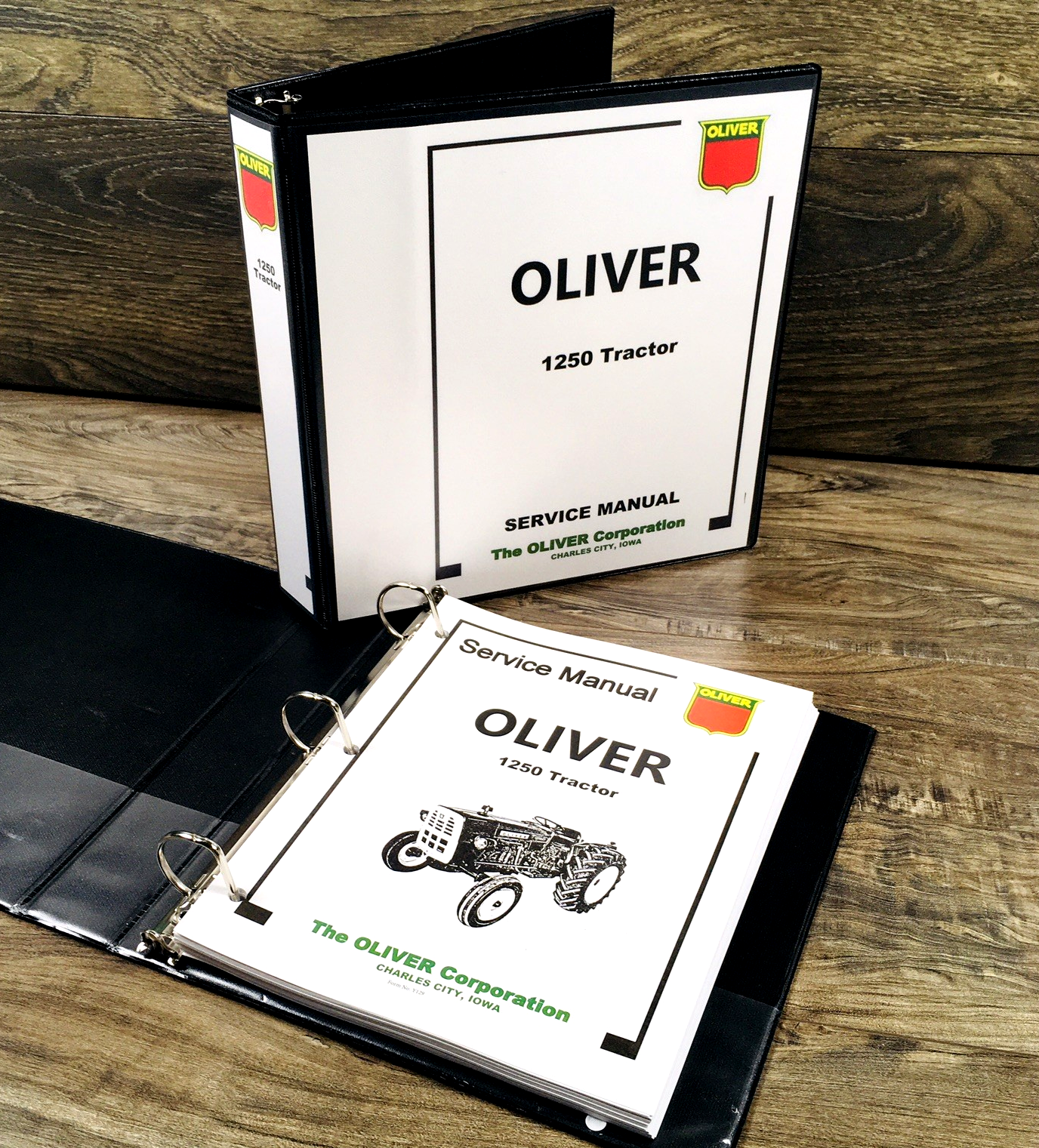 Oliver 1250 Tractor Service Parts Manual Set Repair Workshop Shop Catalog Book - Image 4